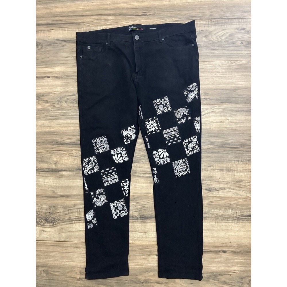 Switch‎ Remarkable Men's Slim Taper Fit Jeans Size 40x32 Black